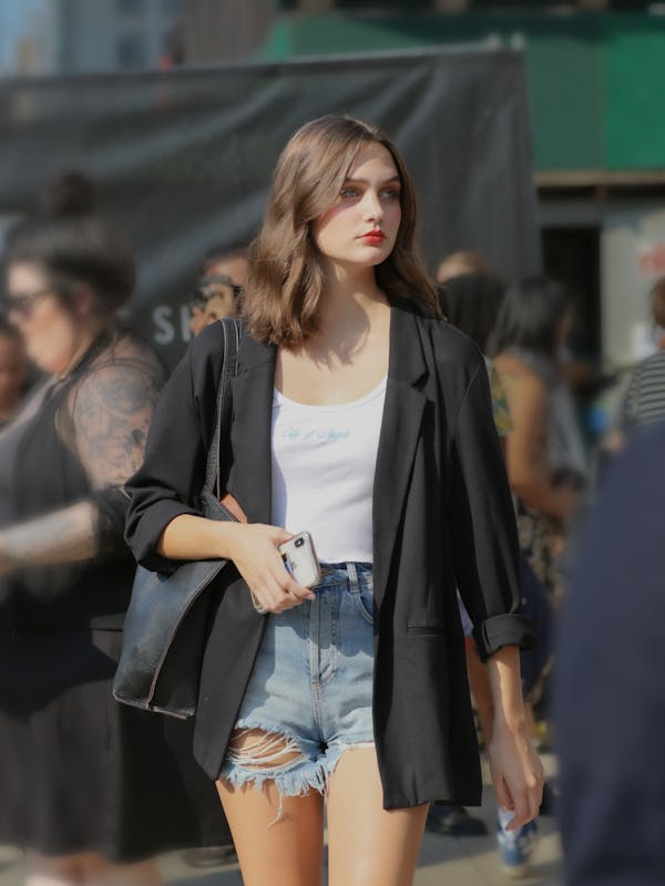 SoHo Denim Blazer Set